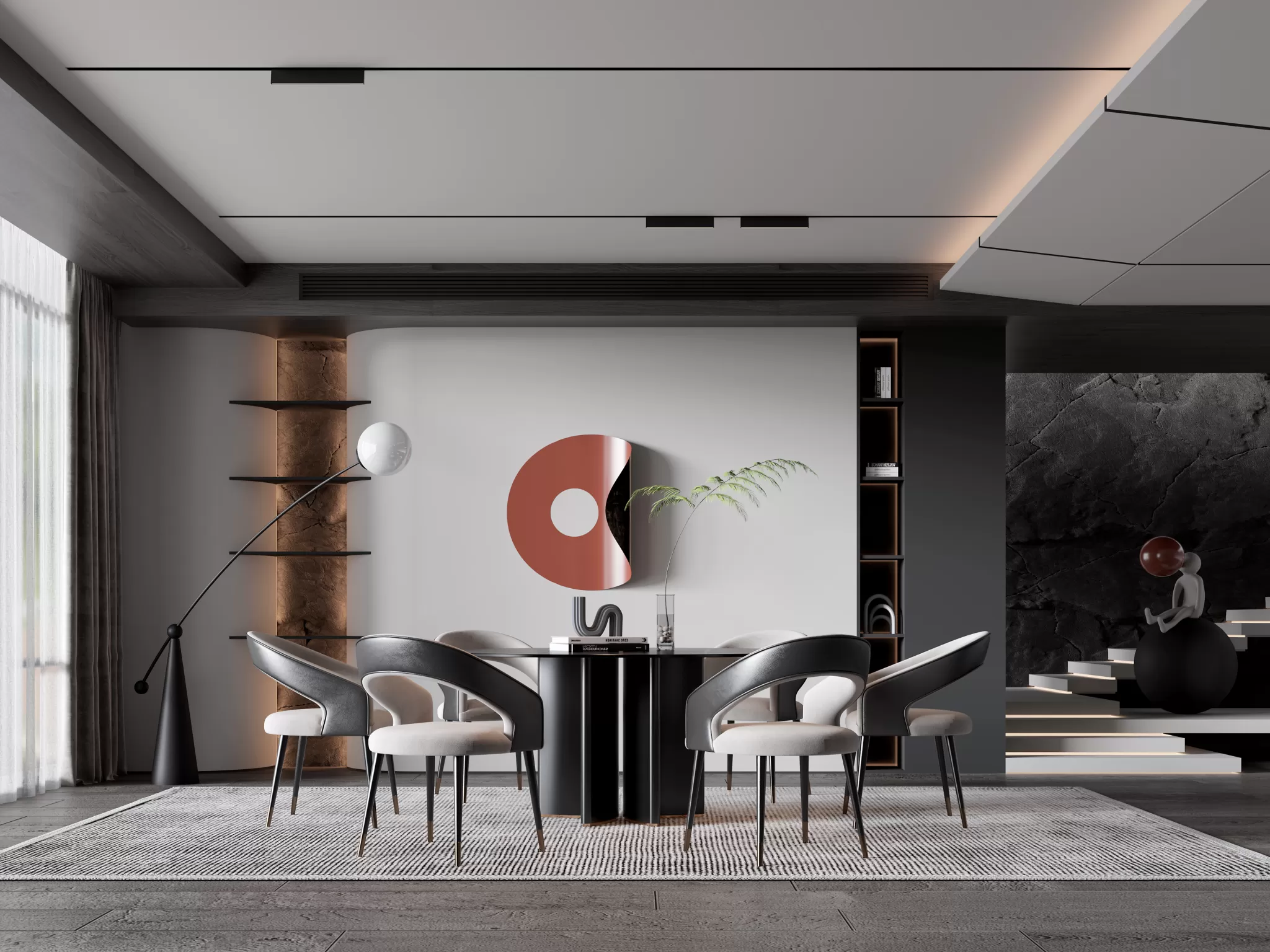 DINING ROOM SETS - 3D SCENE - 233