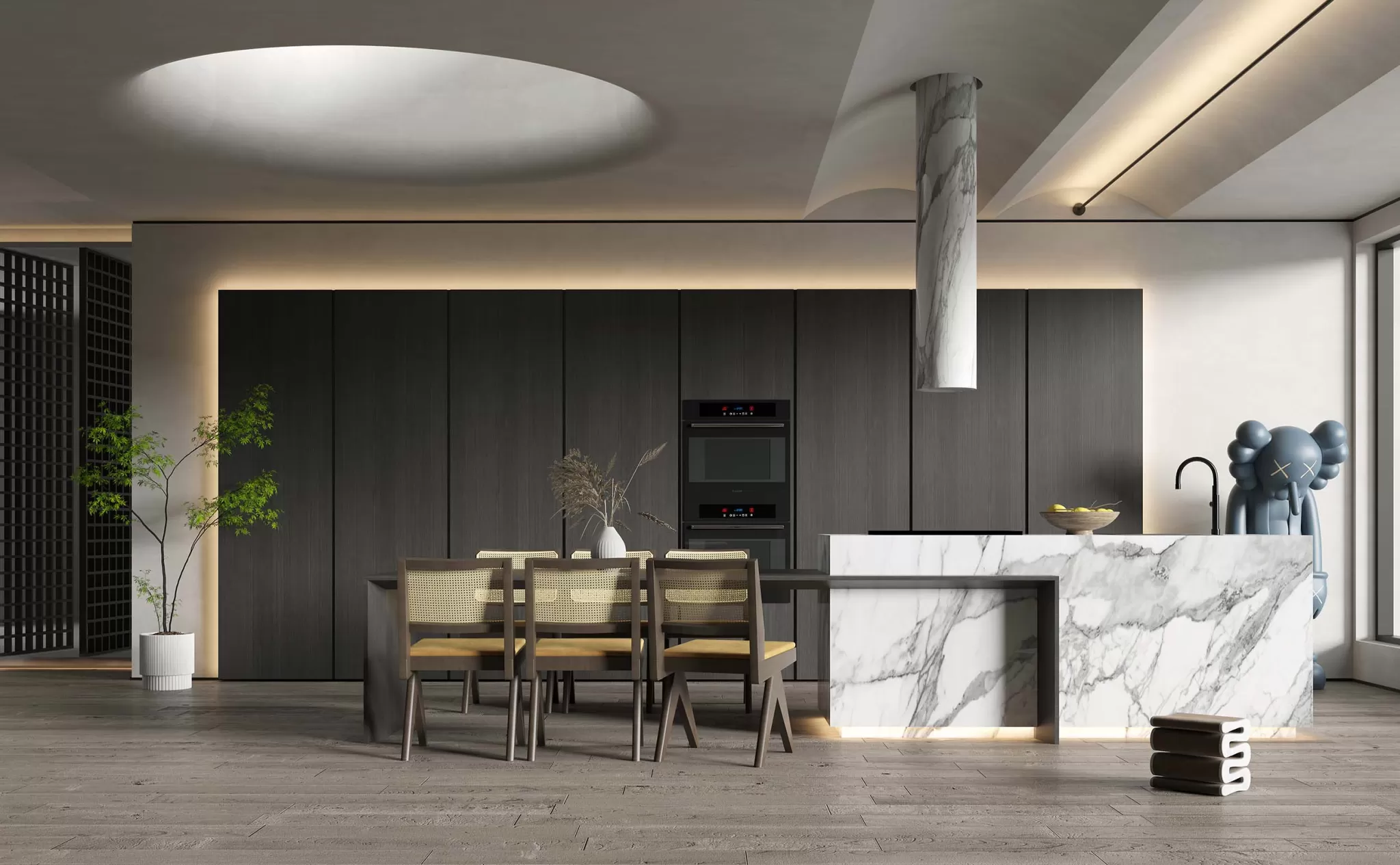 DINING ROOM SETS - 3D SCENE - 238