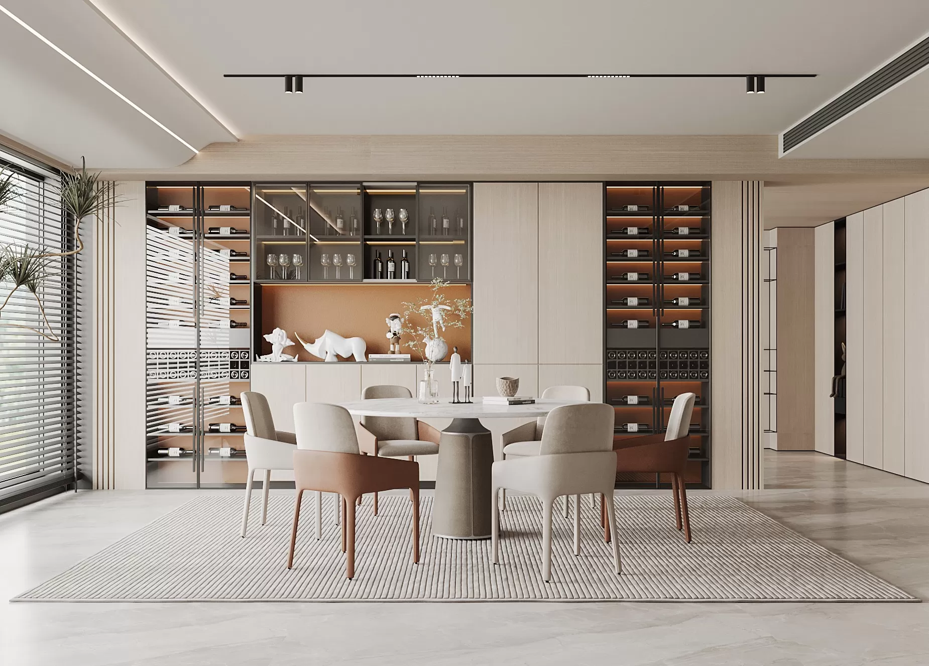 DINING ROOM SETS - 3D SCENE - 242