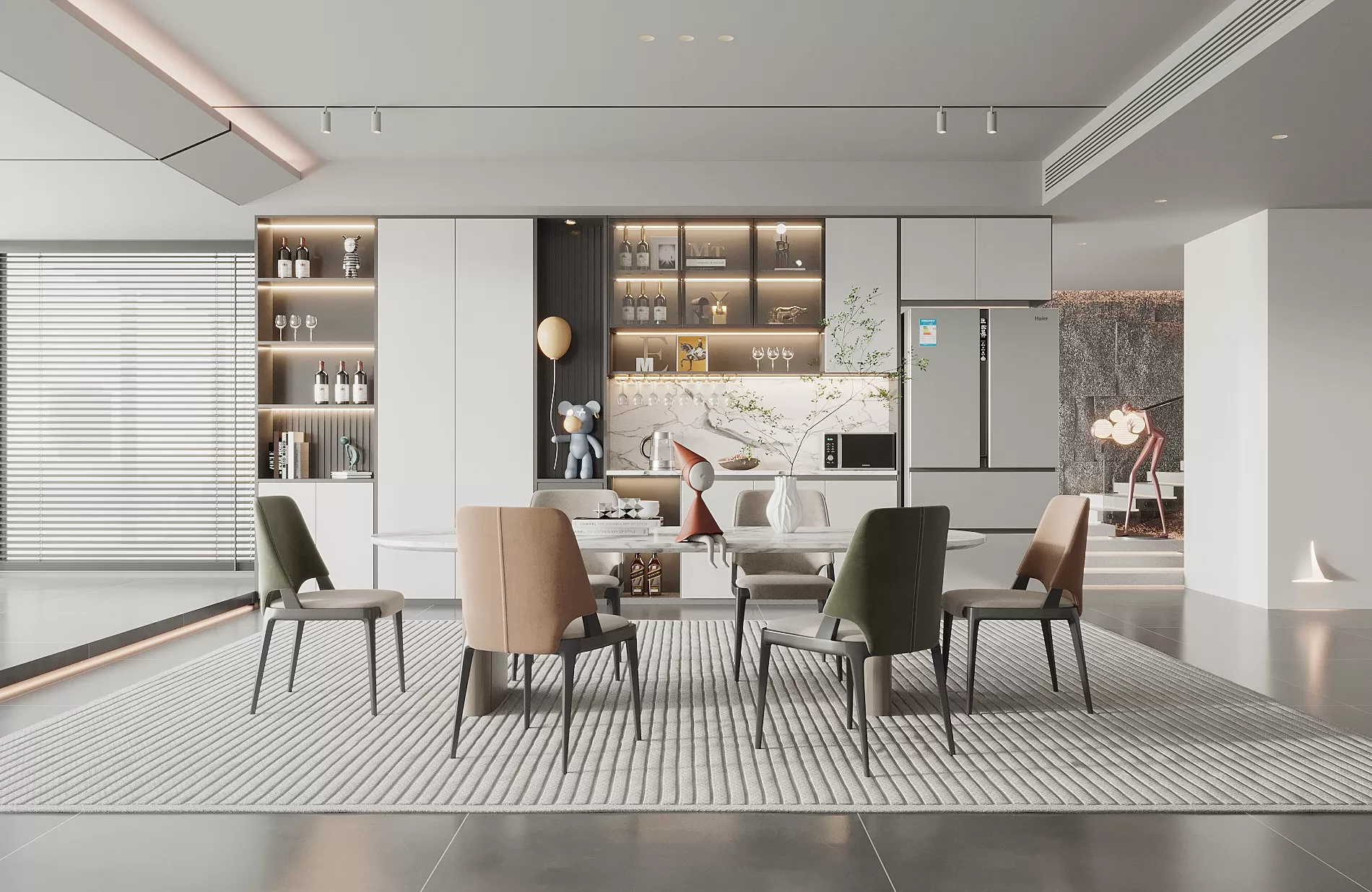 DINING ROOM SETS - 3D SCENE - 248