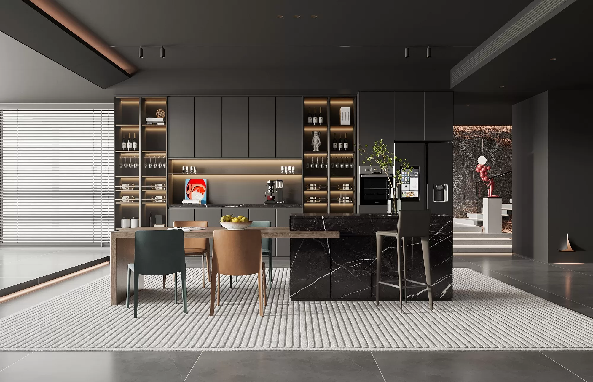 DINING ROOM SETS - 3D SCENE - 263