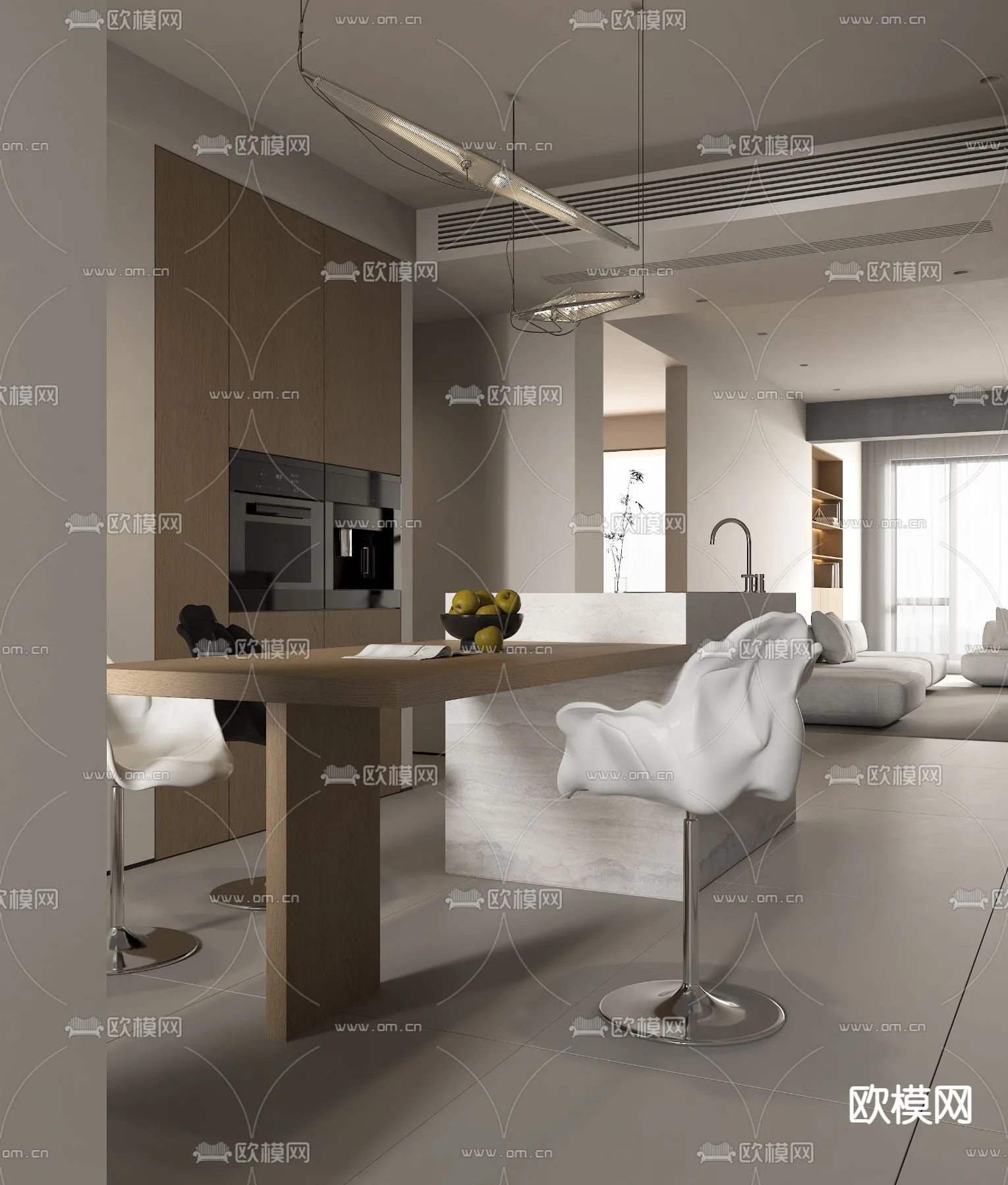 DINING ROOM SETS - VRAY / CORONA - 3D MODEL - 1423