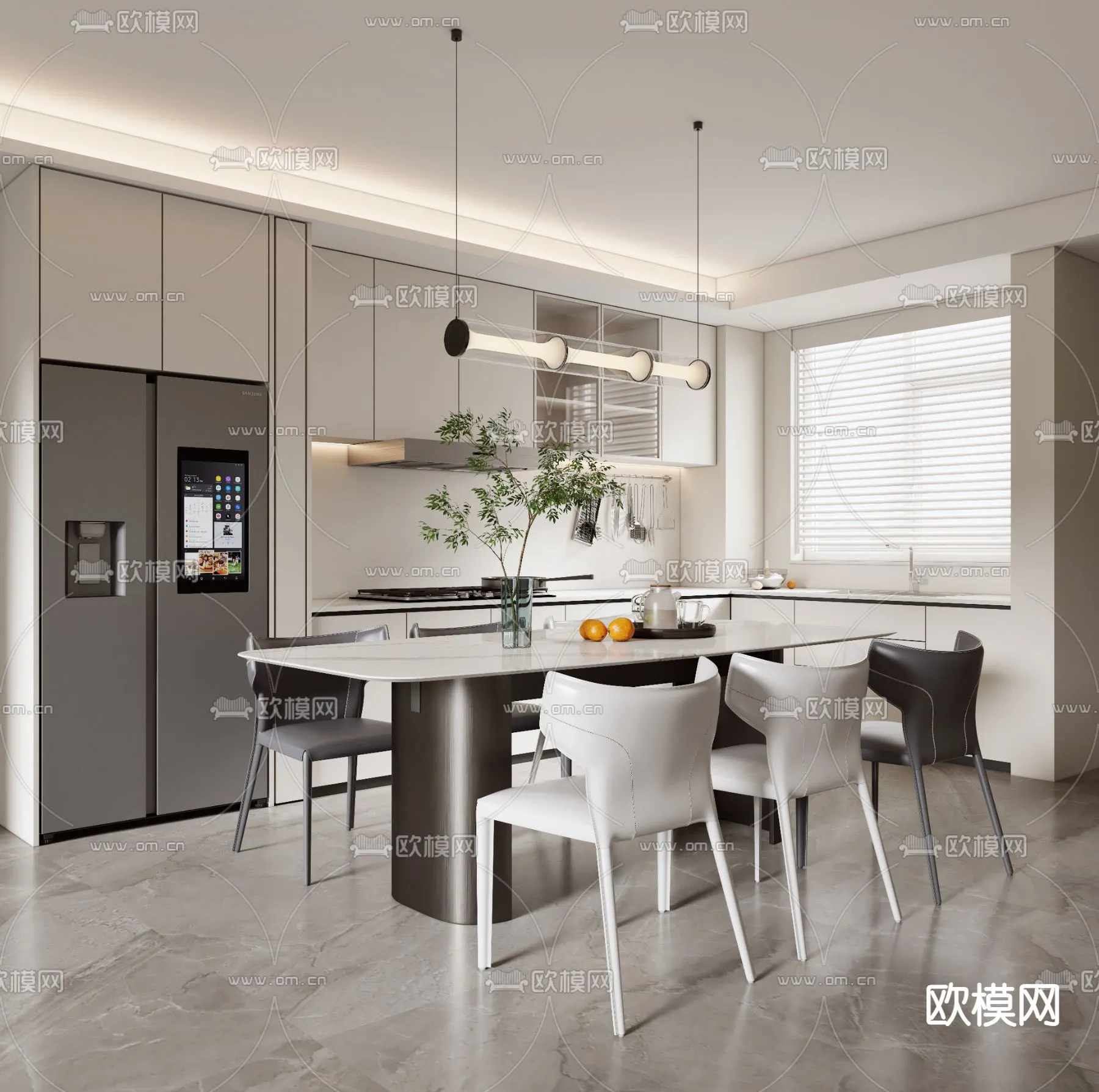 DINING ROOM SETS - VRAY / CORONA - 3D MODEL - 1434