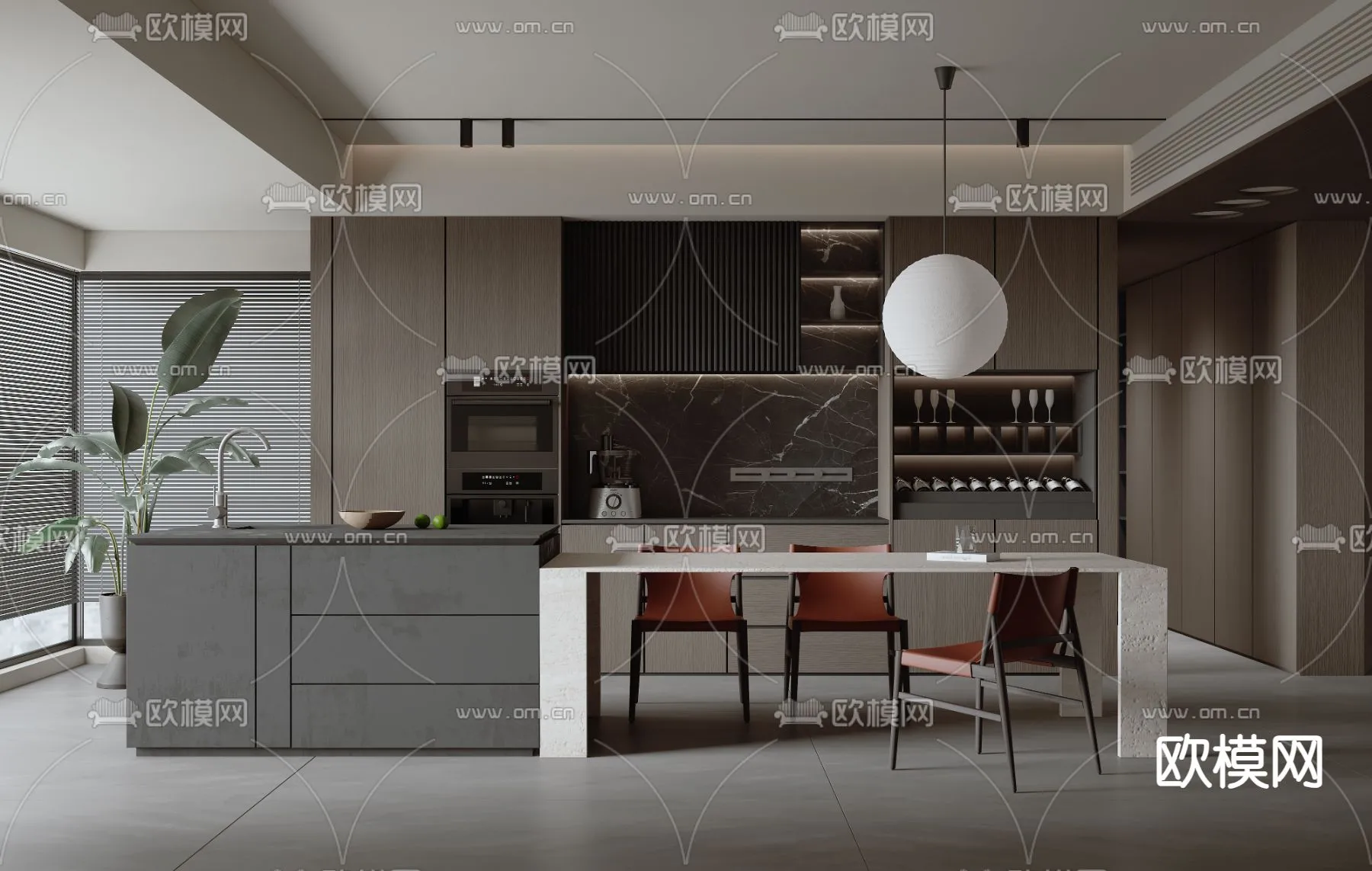 DINING ROOM SETS - VRAY / CORONA - 3D MODEL - 1459