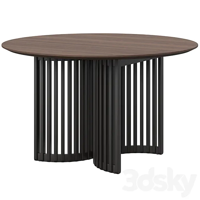 Dining round table Zaragoza 3D Model