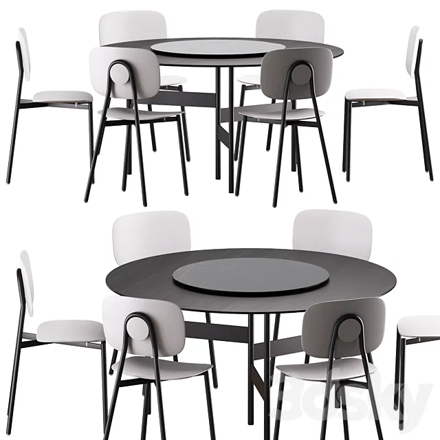 Dining set 03 3D Model