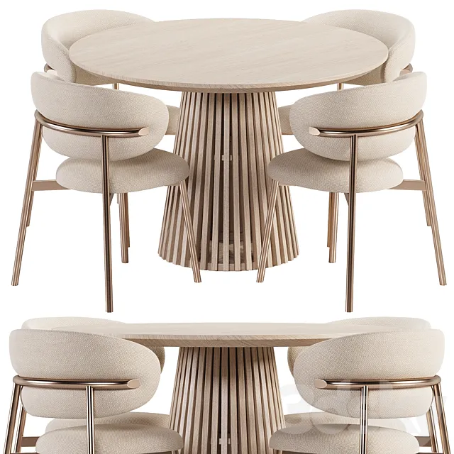 Dining Set 07 3D Model