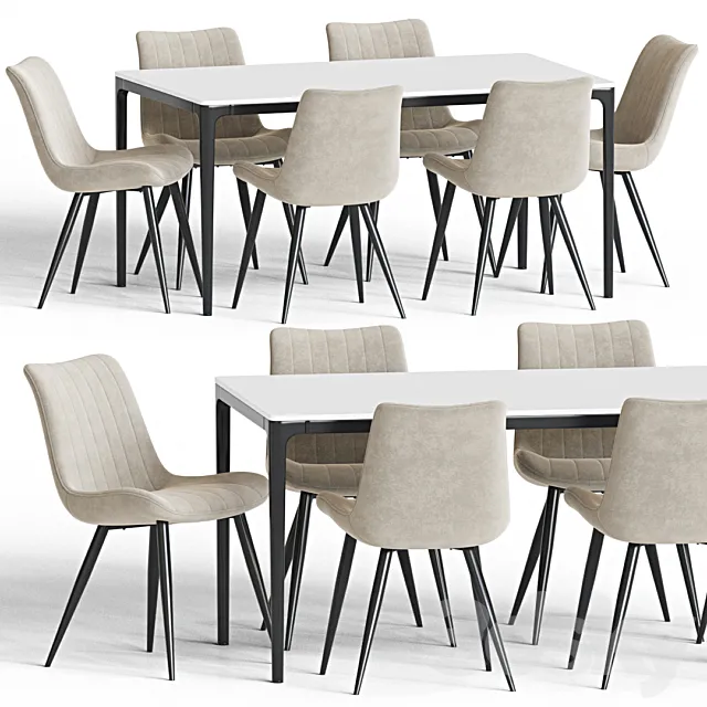 Dining Set 108 3DModel