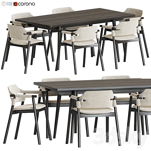 Dining Set 119 3DModel
