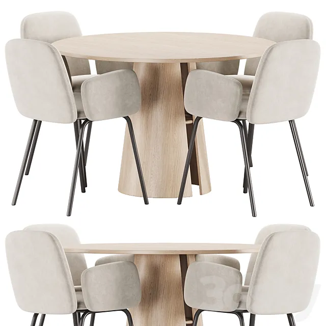 Dining Set 13 3DModel