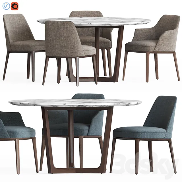 Dining Set 15 3D Model