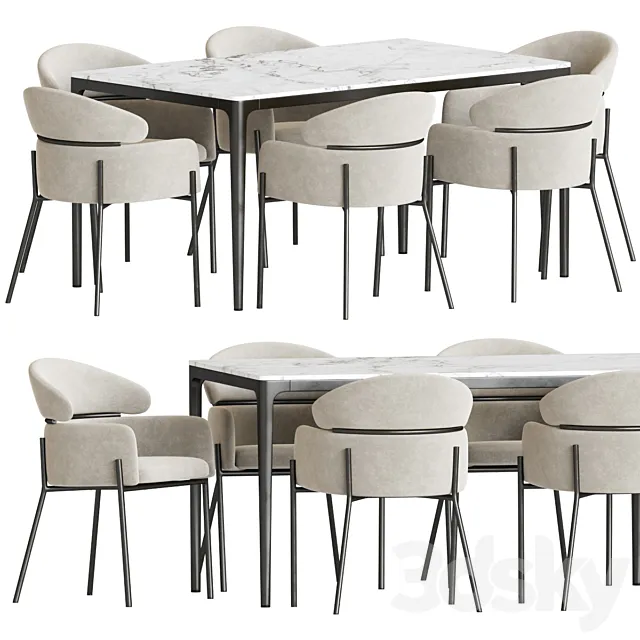 Dining Set 171 3DModel