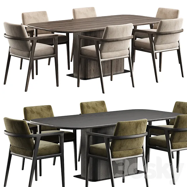 Dining set 23 3D Model