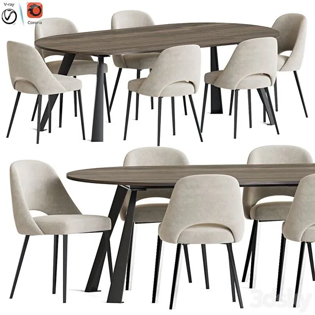 Dining Set 33 3D Model