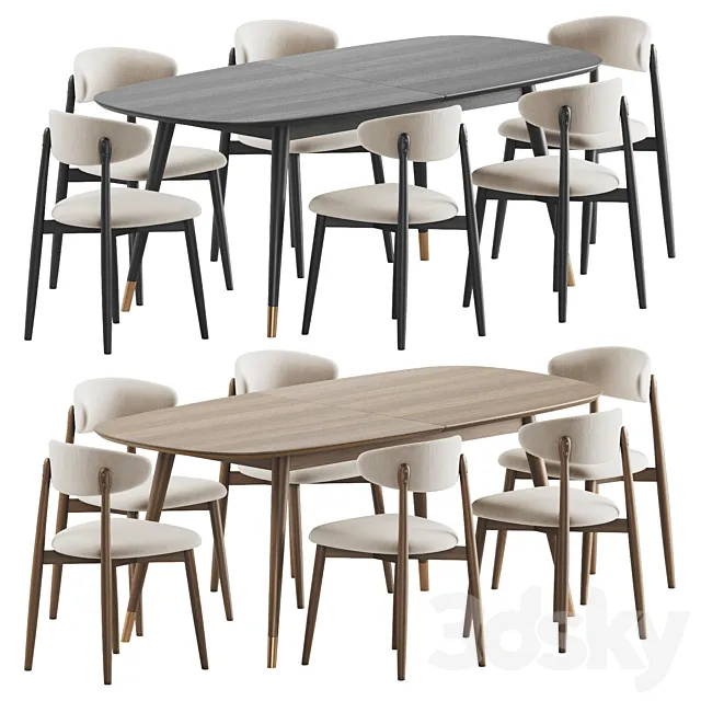 Dining Set 39 3D Model