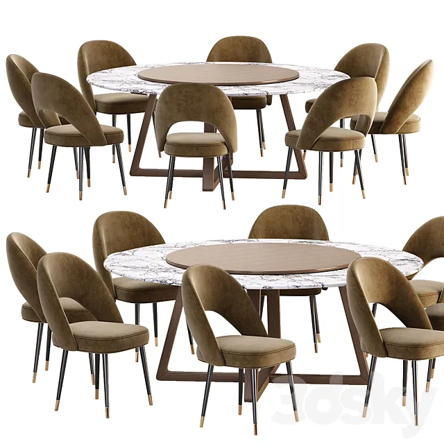 Dining Set 3D Model