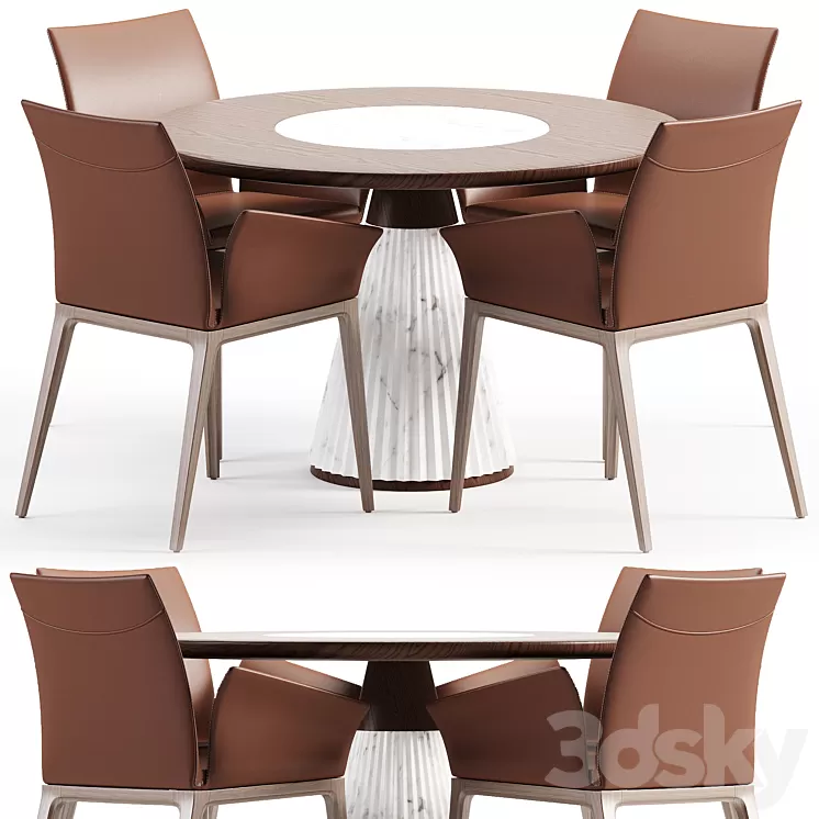 Dining Set 4 3D Model