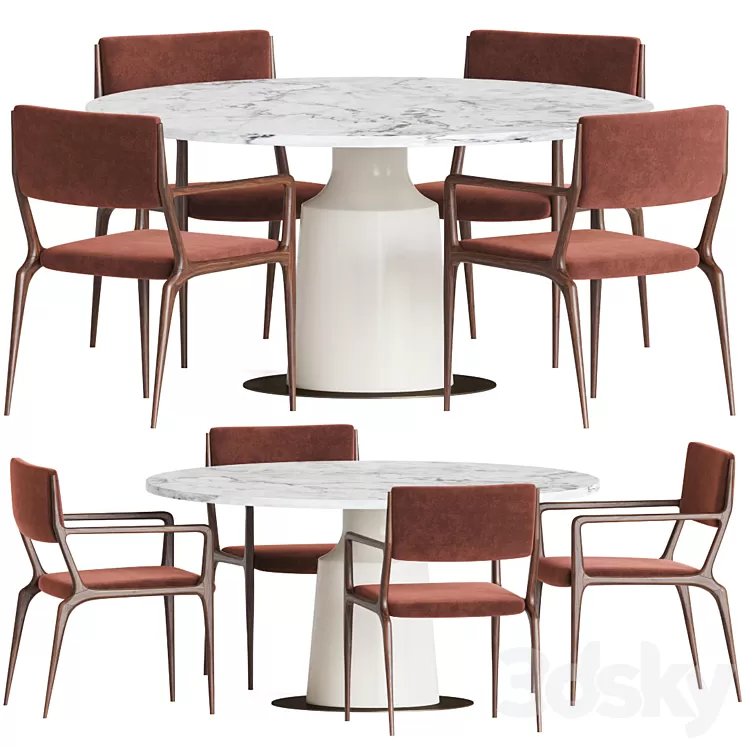 Dining Set 40 3D Model