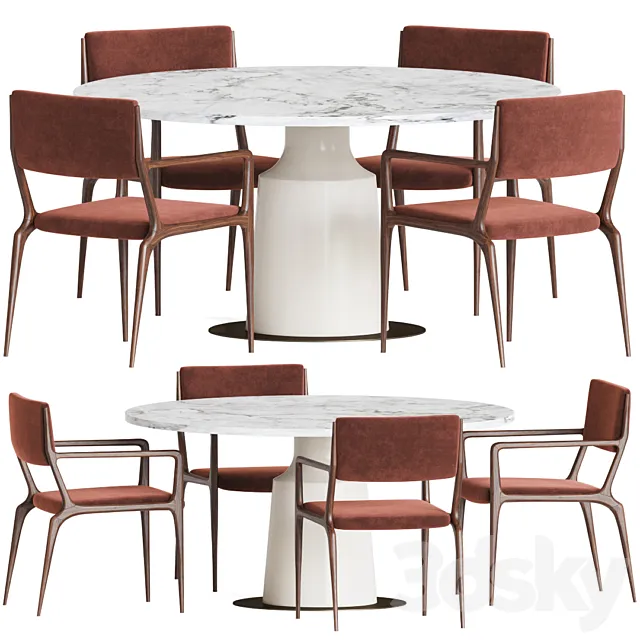 Dining Set 40 3DModel