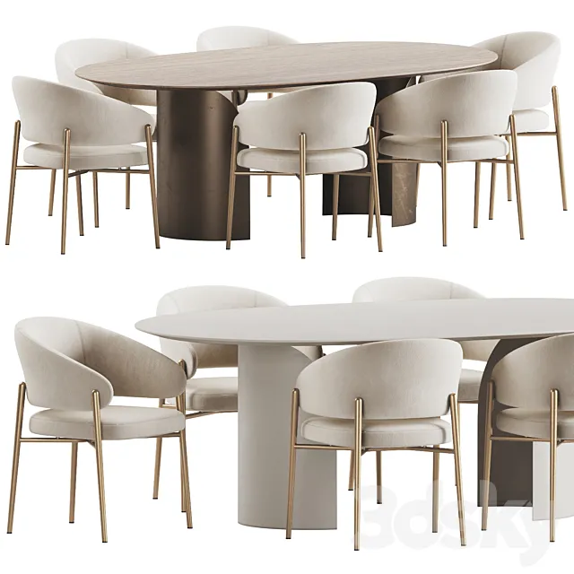 Dining Set 42 3D Model