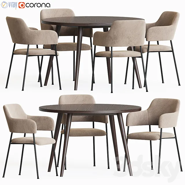 Dining Set 66 3DModel
