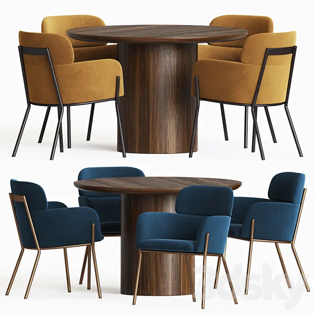 Dining Set 72 3DModel