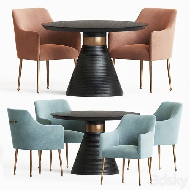 Dining Set 74 3D Model