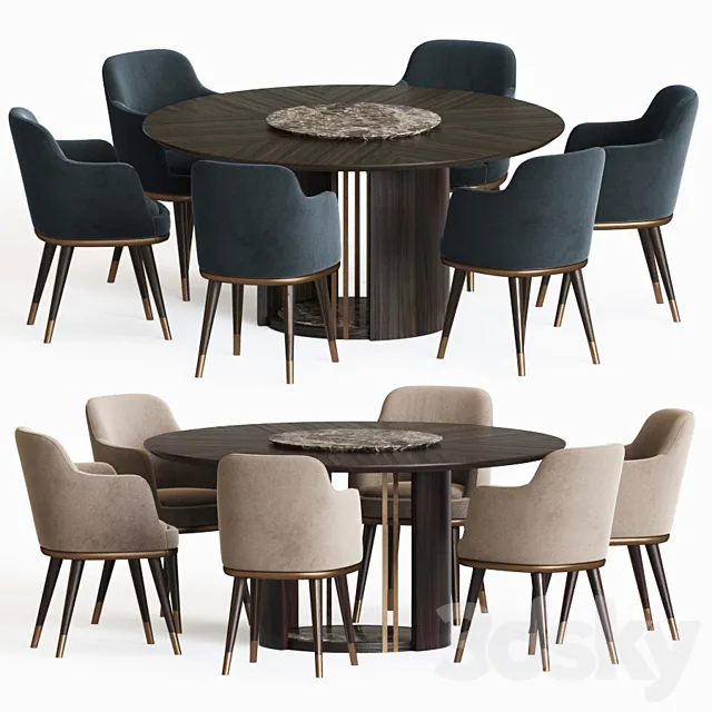 Dining Set 79 3D Model