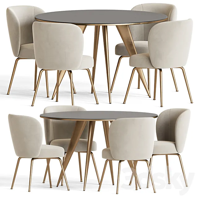 Dining Set 99 3D Model