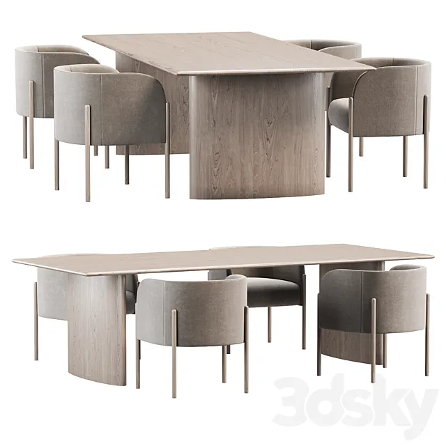 Dining set by MGBhome 3DModel