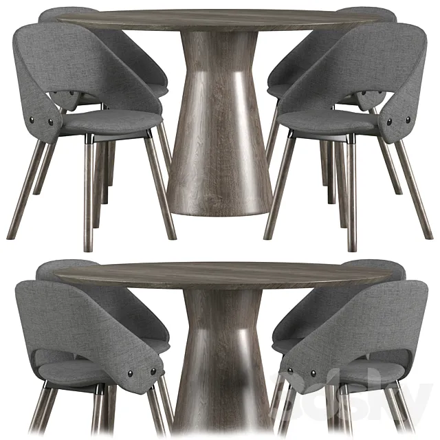 Dining set by Offecct 3DModel