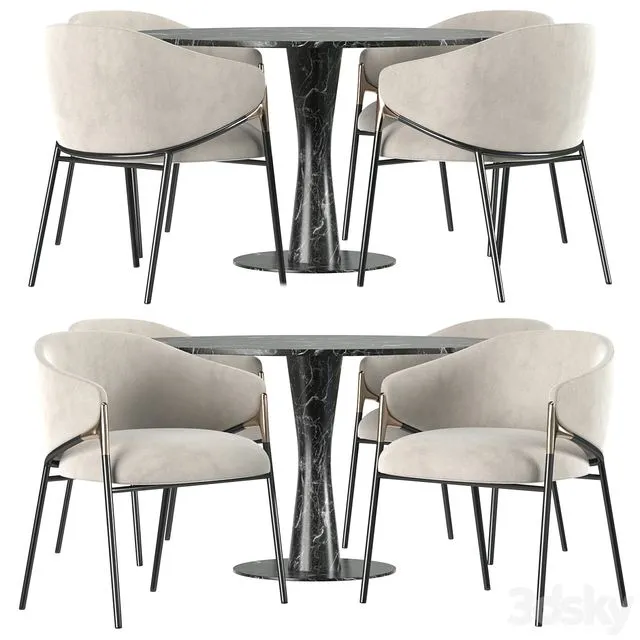 Dining set by Segis 3D Model