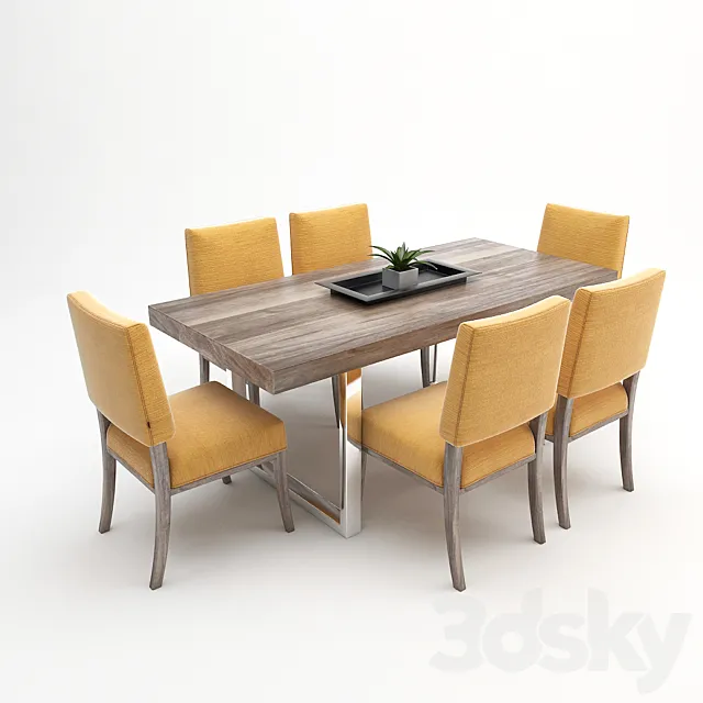 Dining set of Lexington _ Lexington's dining set 3DModel