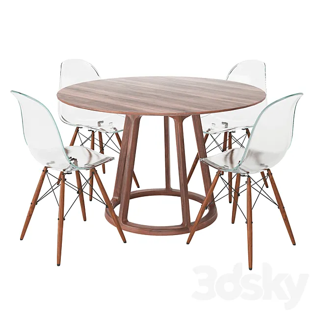 Dining Table 178 3D Model