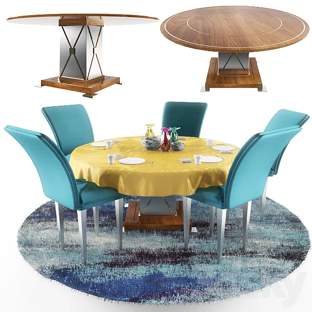 Dining table 3D Model