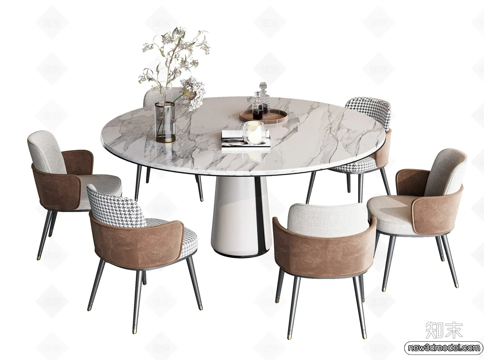Dining Table - 3D Models - 3D Furniture Models for Interior - 003