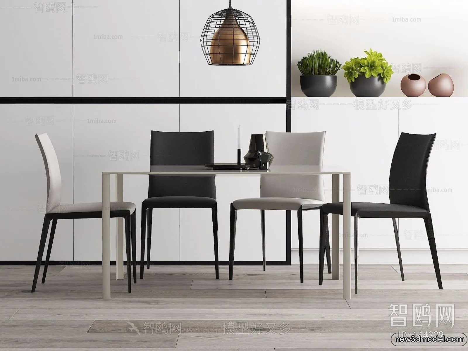 Dining Table - 3D Models - 3D Furniture Models for Interior - 015