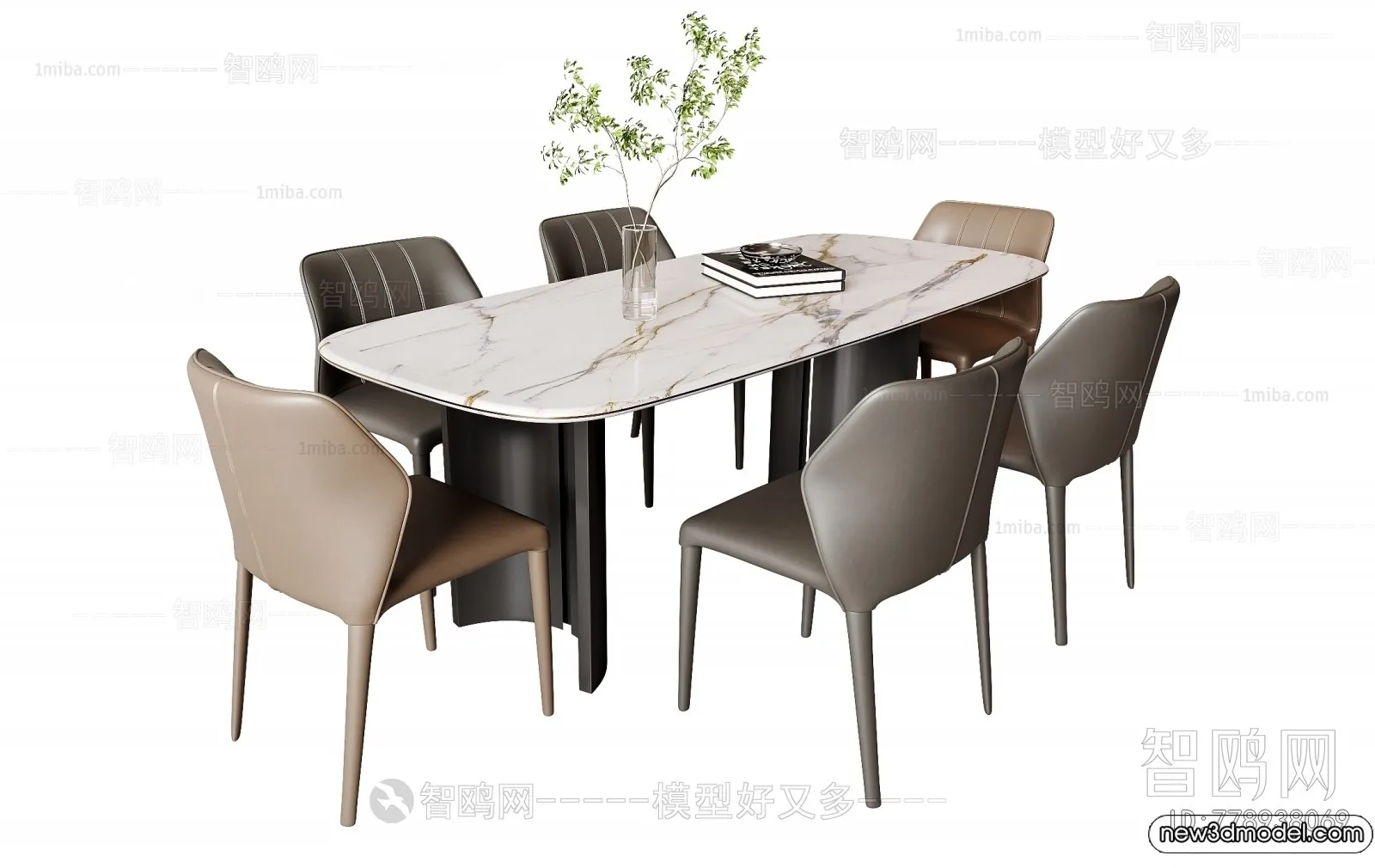Dining Table - 3D Models - 3D Furniture Models for Interior - 023