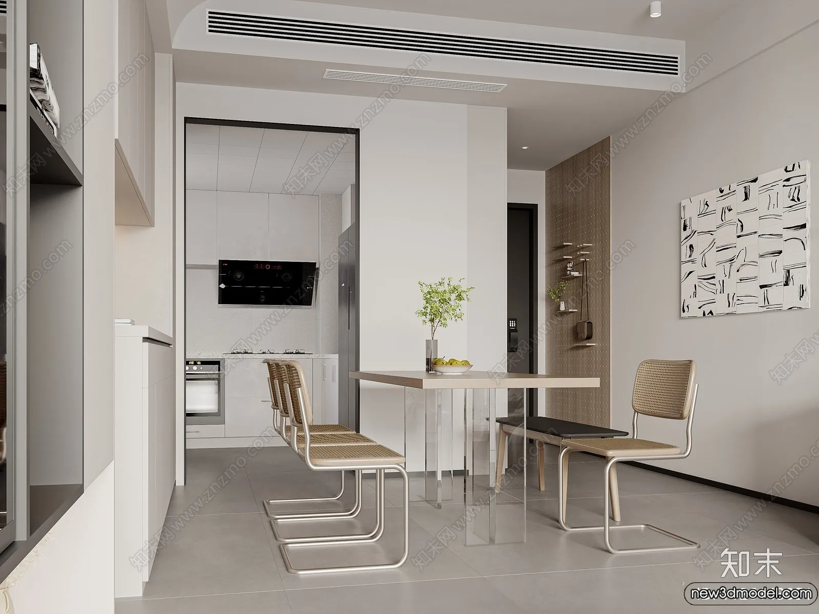 Dining Table - 3D Models - 3D Furniture Models for Interior - 027