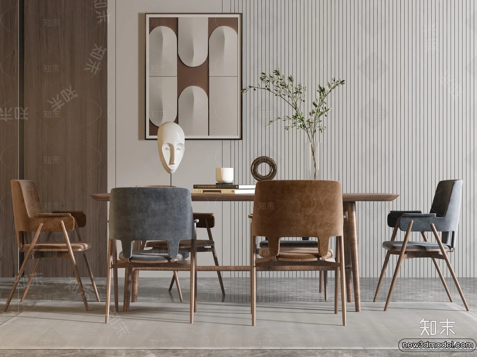 Dining Table - 3D Models - 3D Furniture Models for Interior - 032