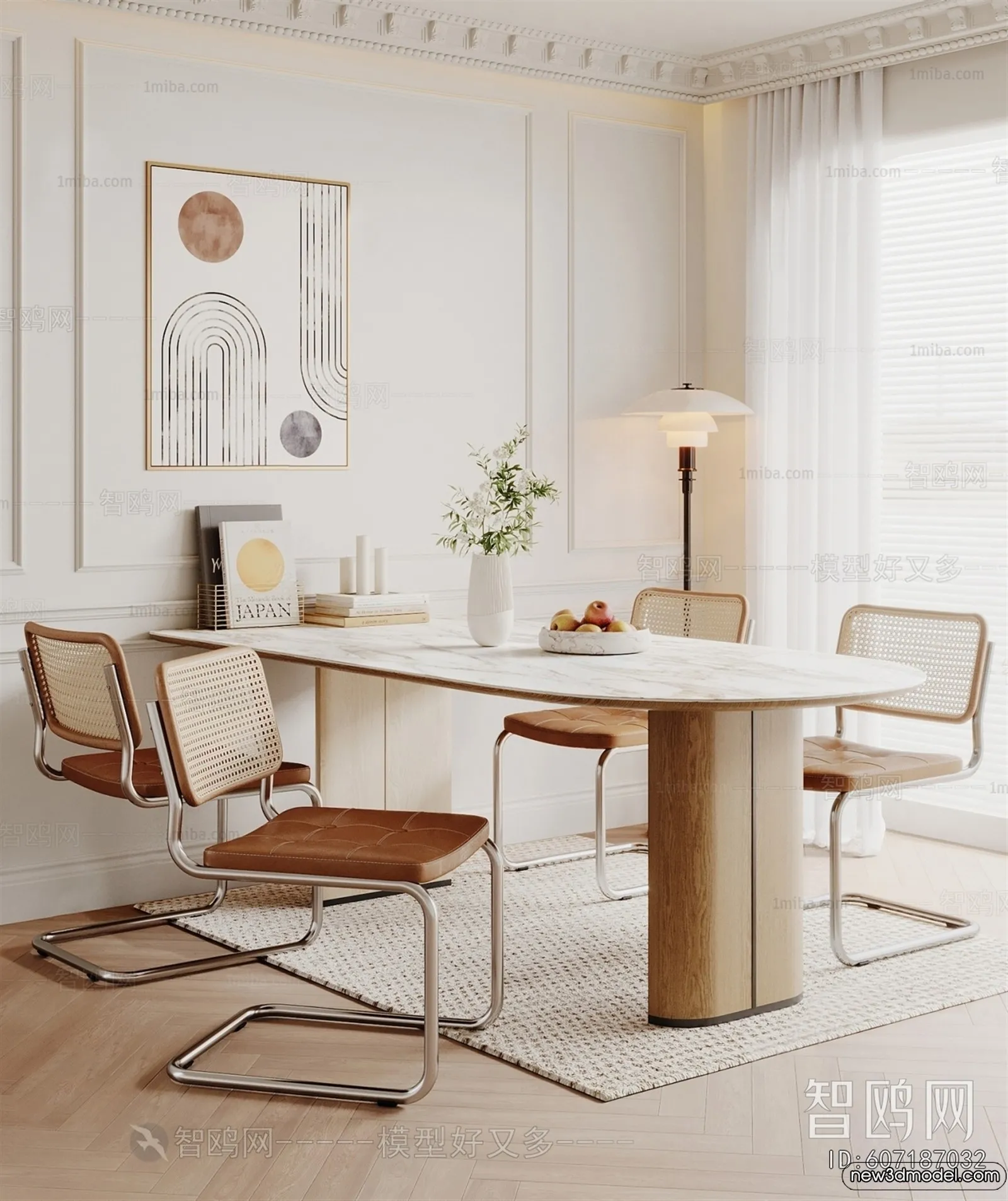 Dining Table - 3D Models - 3D Furniture Models for Interior - 035