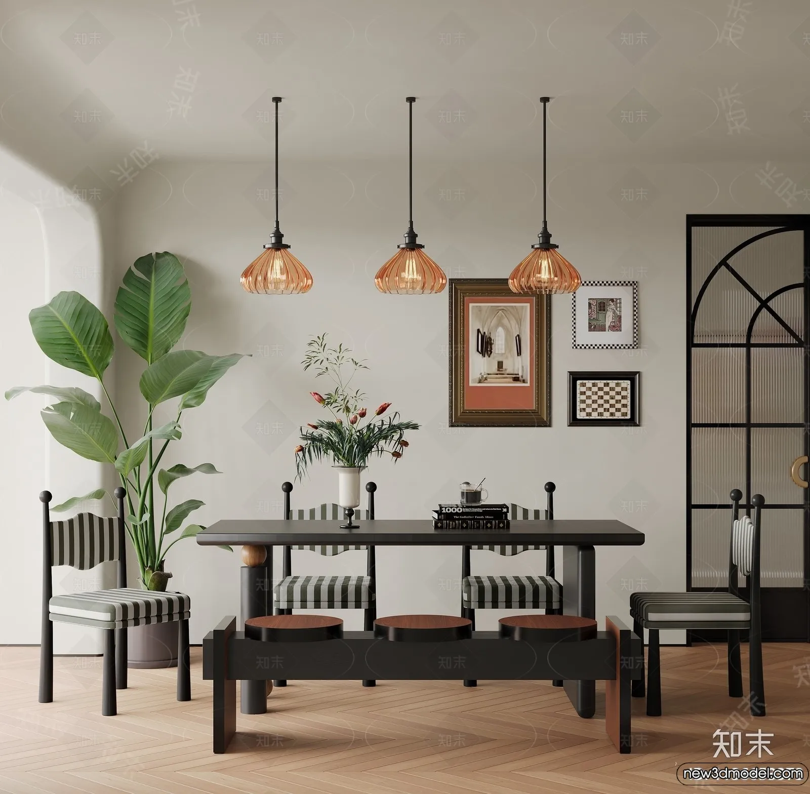 Dining Table - 3D Models - 3D Furniture Models for Interior - 036