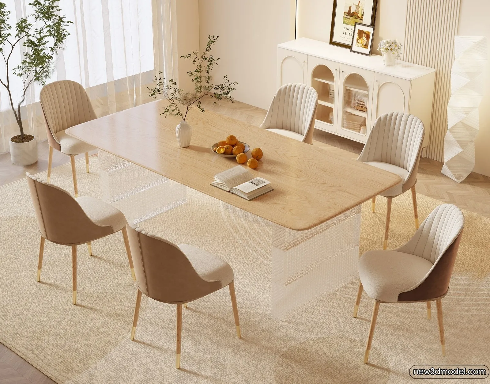 Dining Table - 3D Models - 3D Furniture Models for Interior - 054