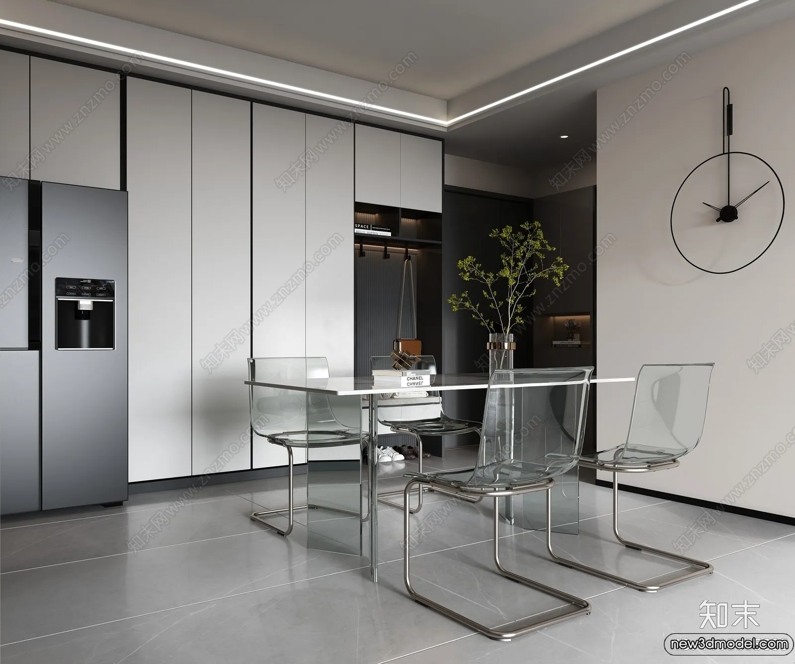 Dining Table - 3D Models - 3D Furniture Models for Interior - 055