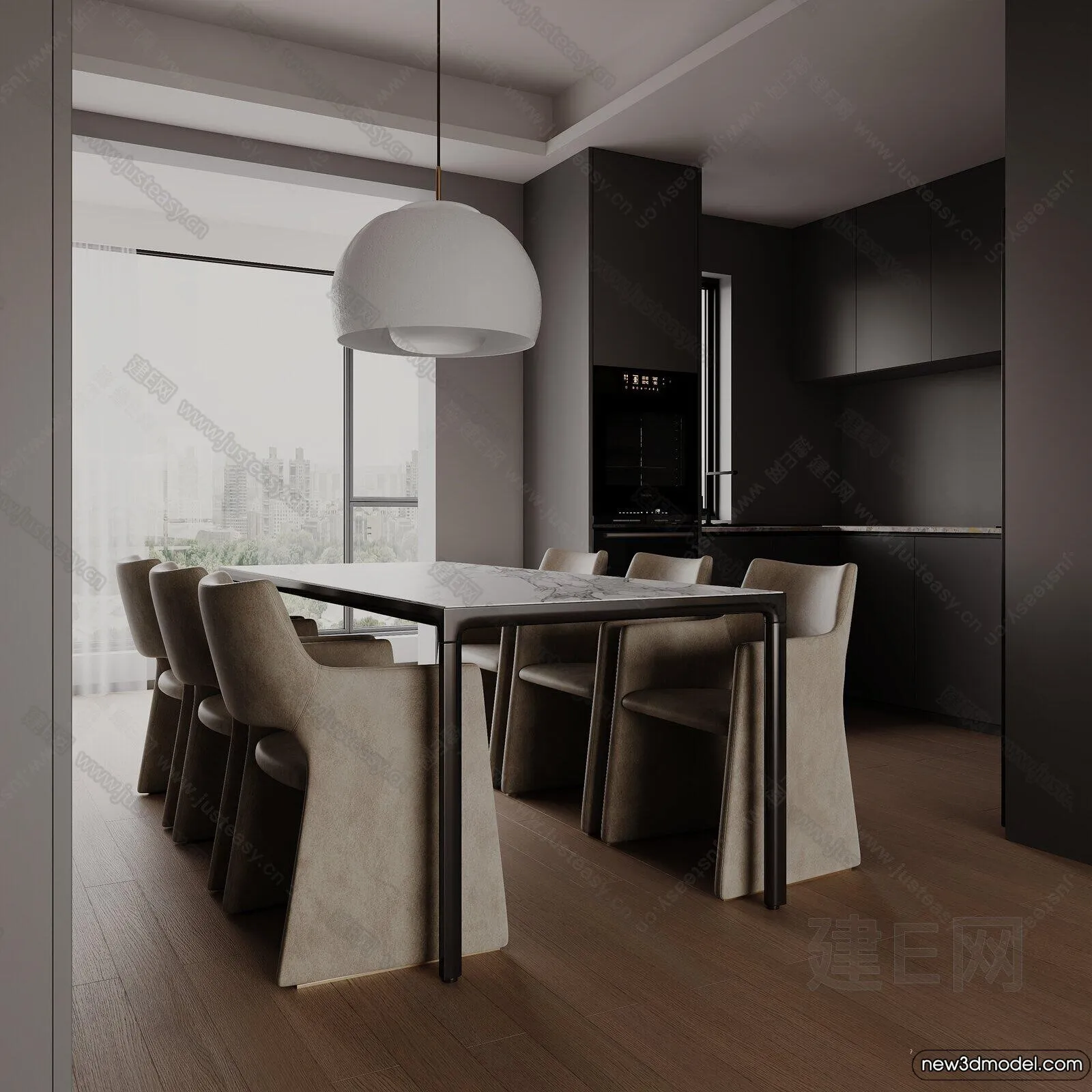 Dining Table - 3D Models - 3D Furniture Models for Interior - 056