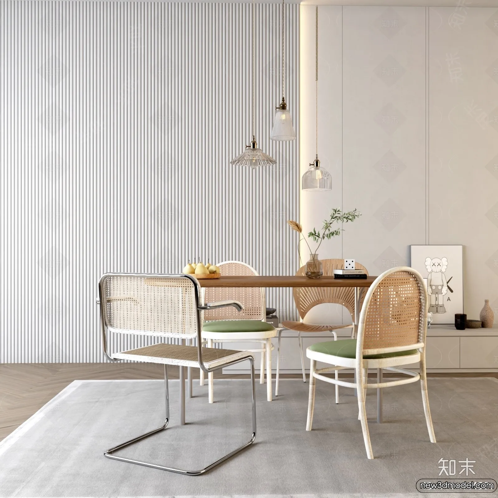 Dining Table - 3D Models - 3D Furniture Models for Interior - 065