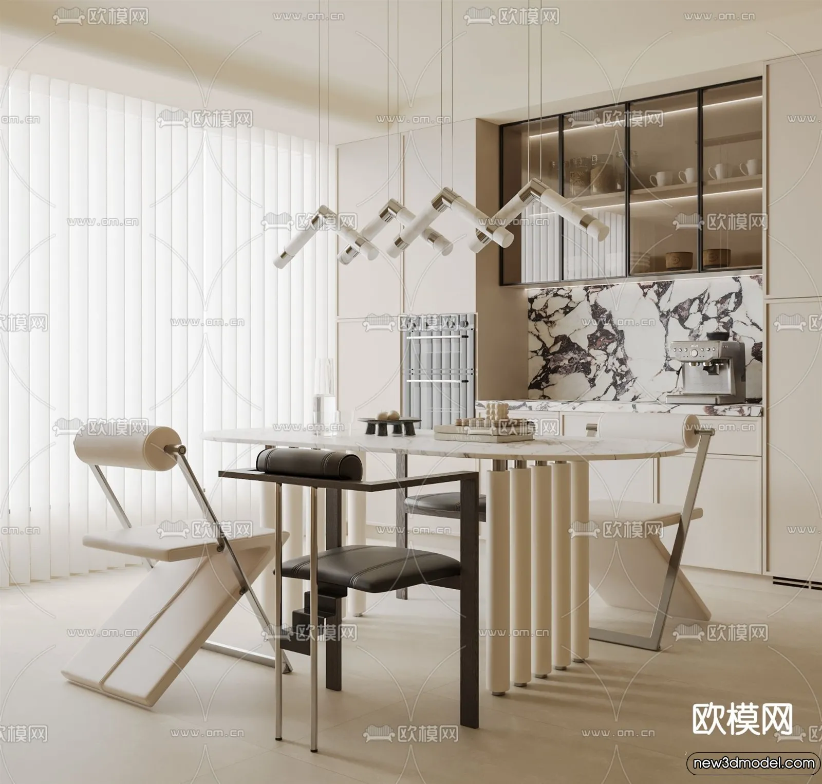 Dining Table - 3D Models - 3D Furniture Models for Interior - 088