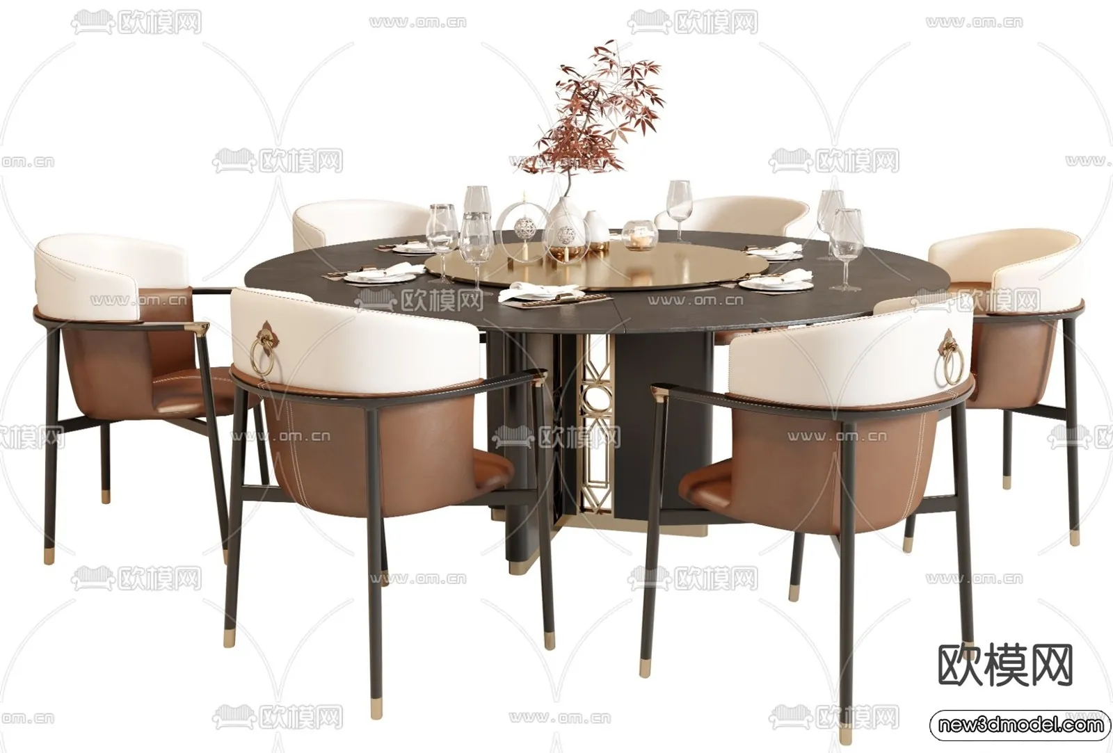 Dining Table - 3D Models - 3D Furniture Models for Interior - 097