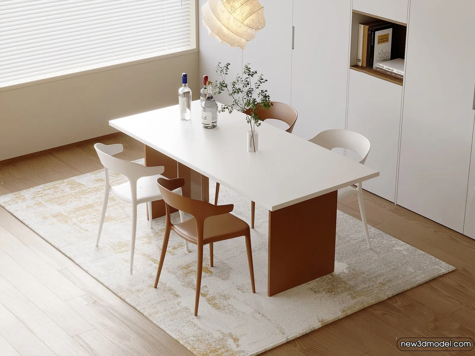 Dining Table - 3D Models - 3D Furniture Models for Interior - 098