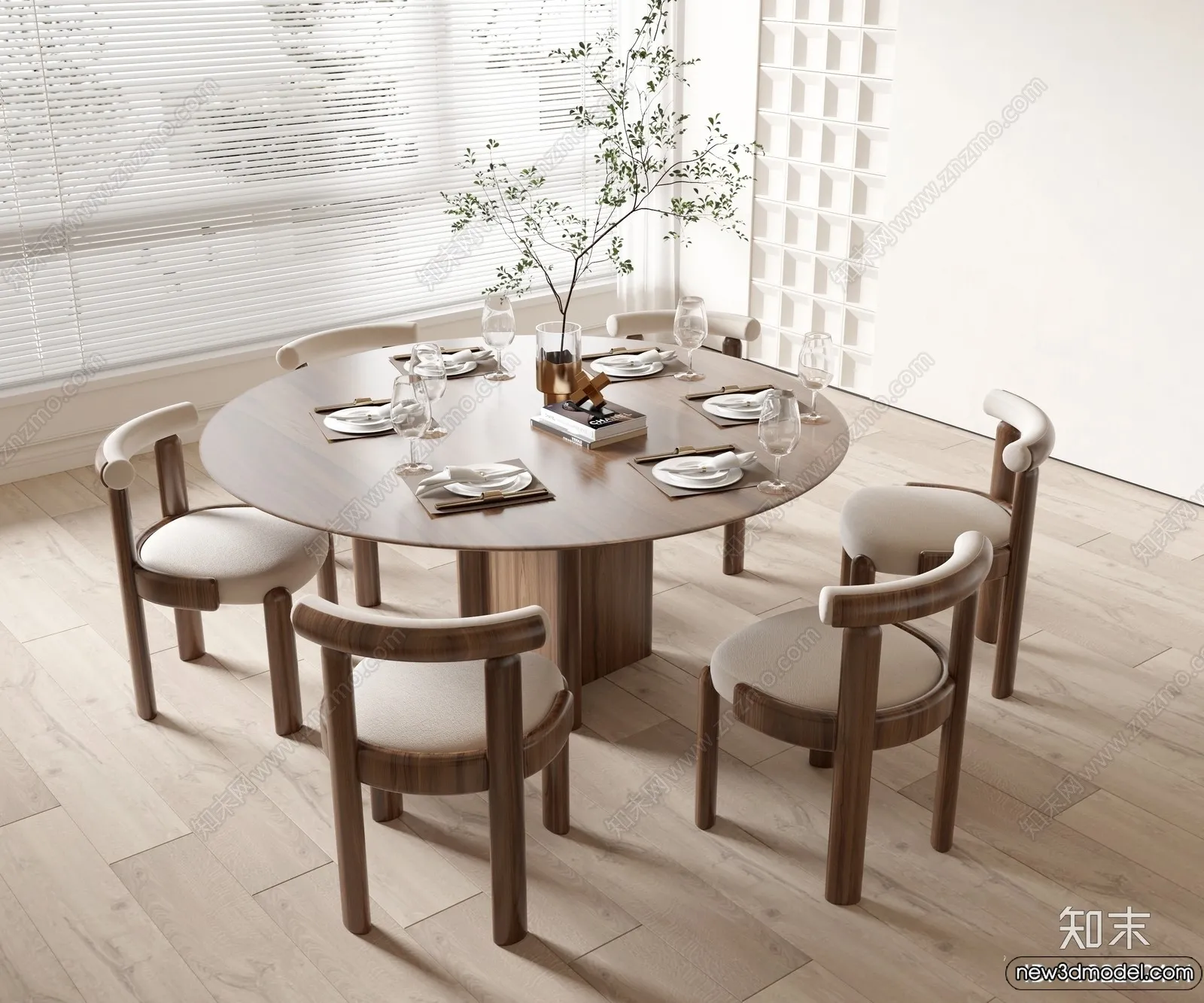 Dining Table - 3D Models - 3D Furniture Models for Interior - 100